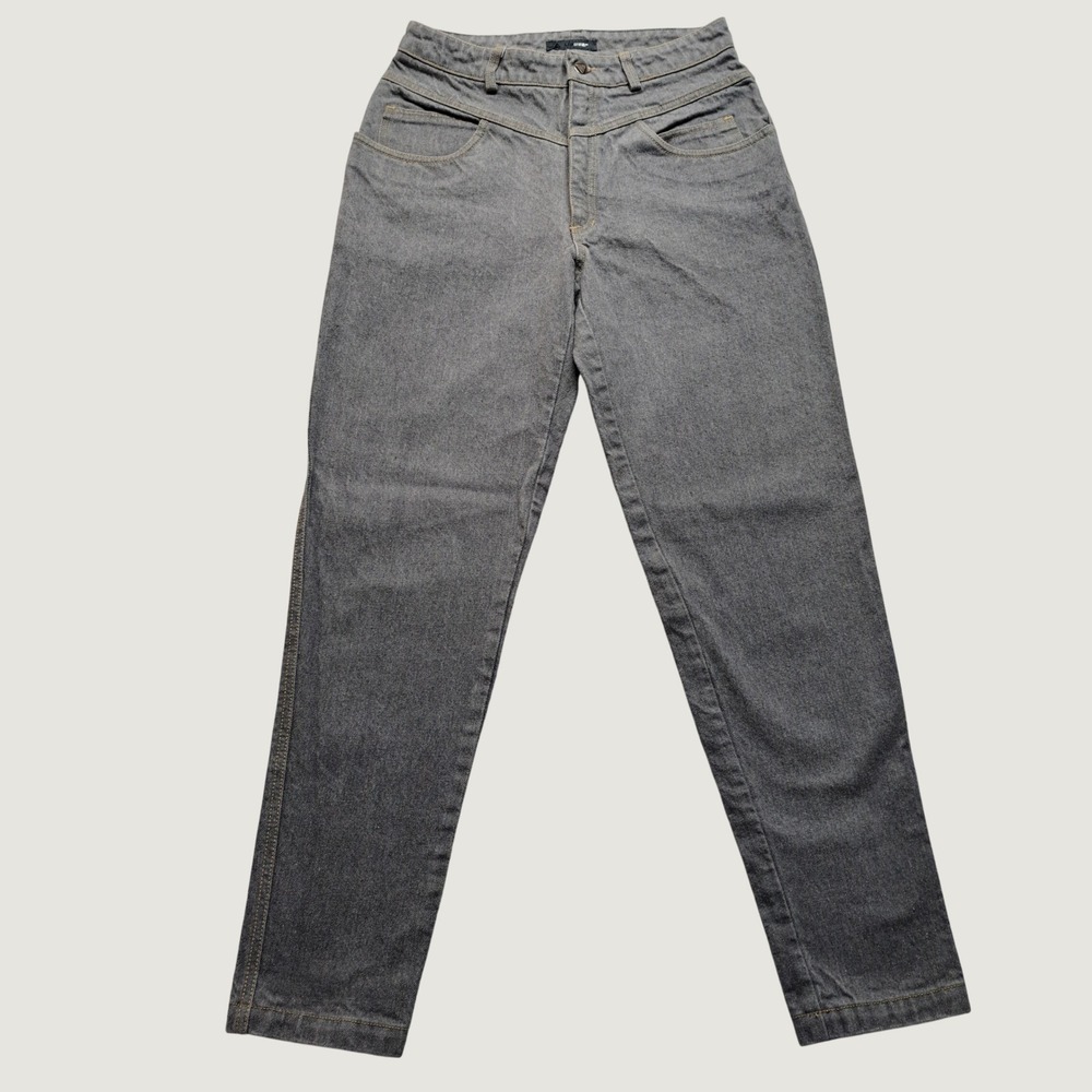 Lizwear Tapered Jeans Women 12 Gray Good Vintage High Rise 90s Made in USA